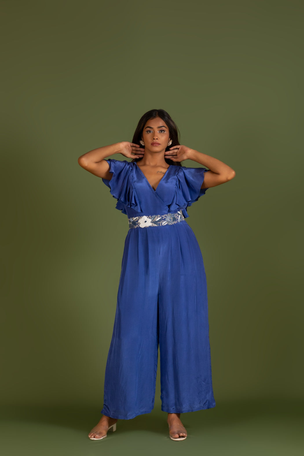 ROYAL BLUE JUMPSUIT