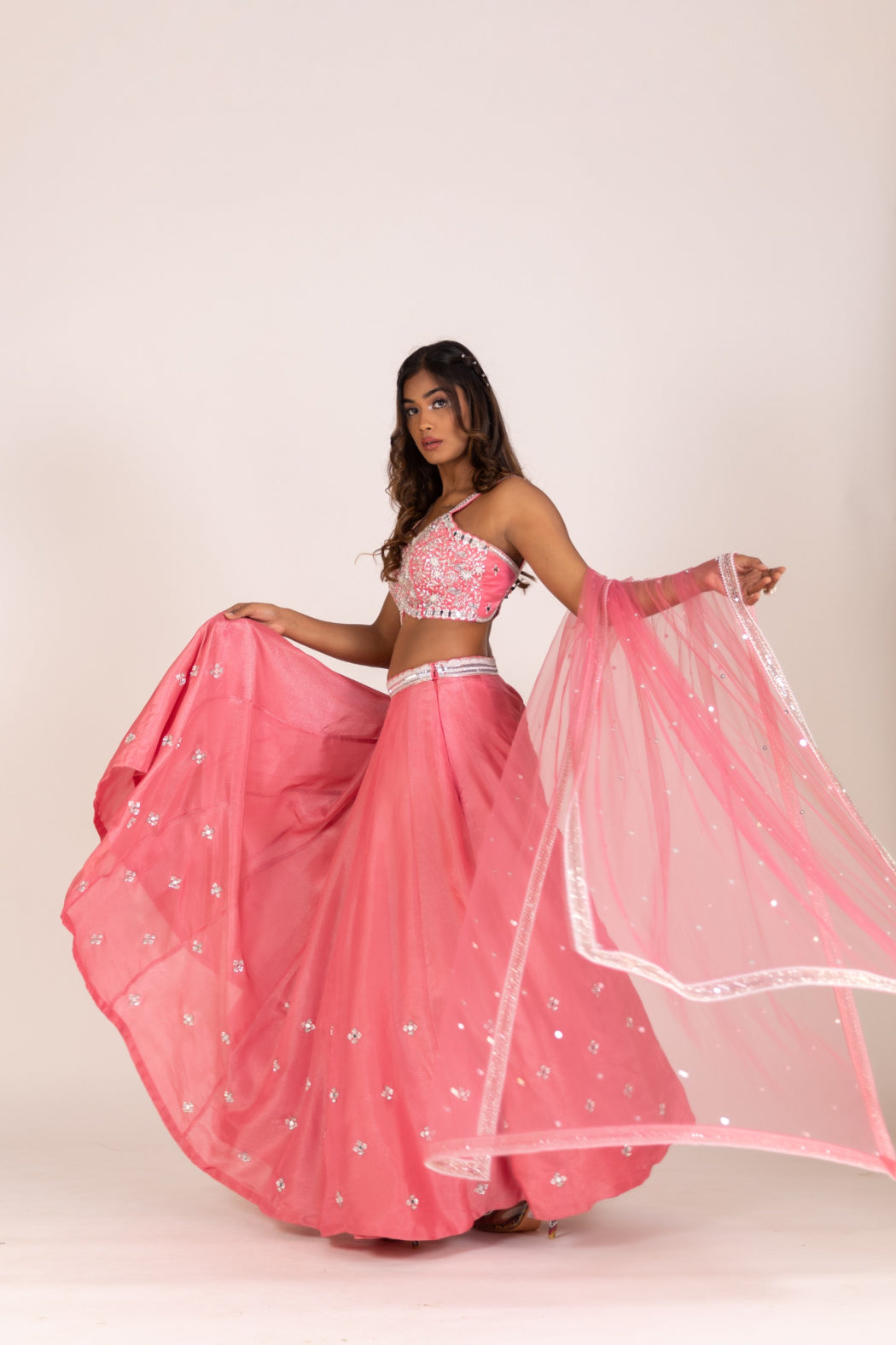 PINK LEHENGA SET