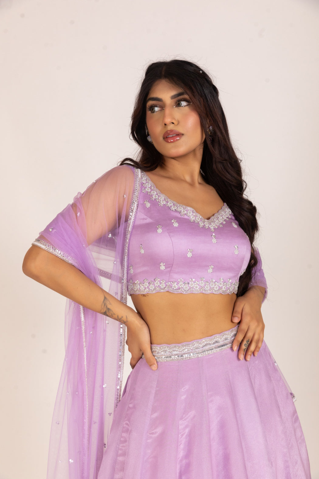 LILAC LEHENGA SET