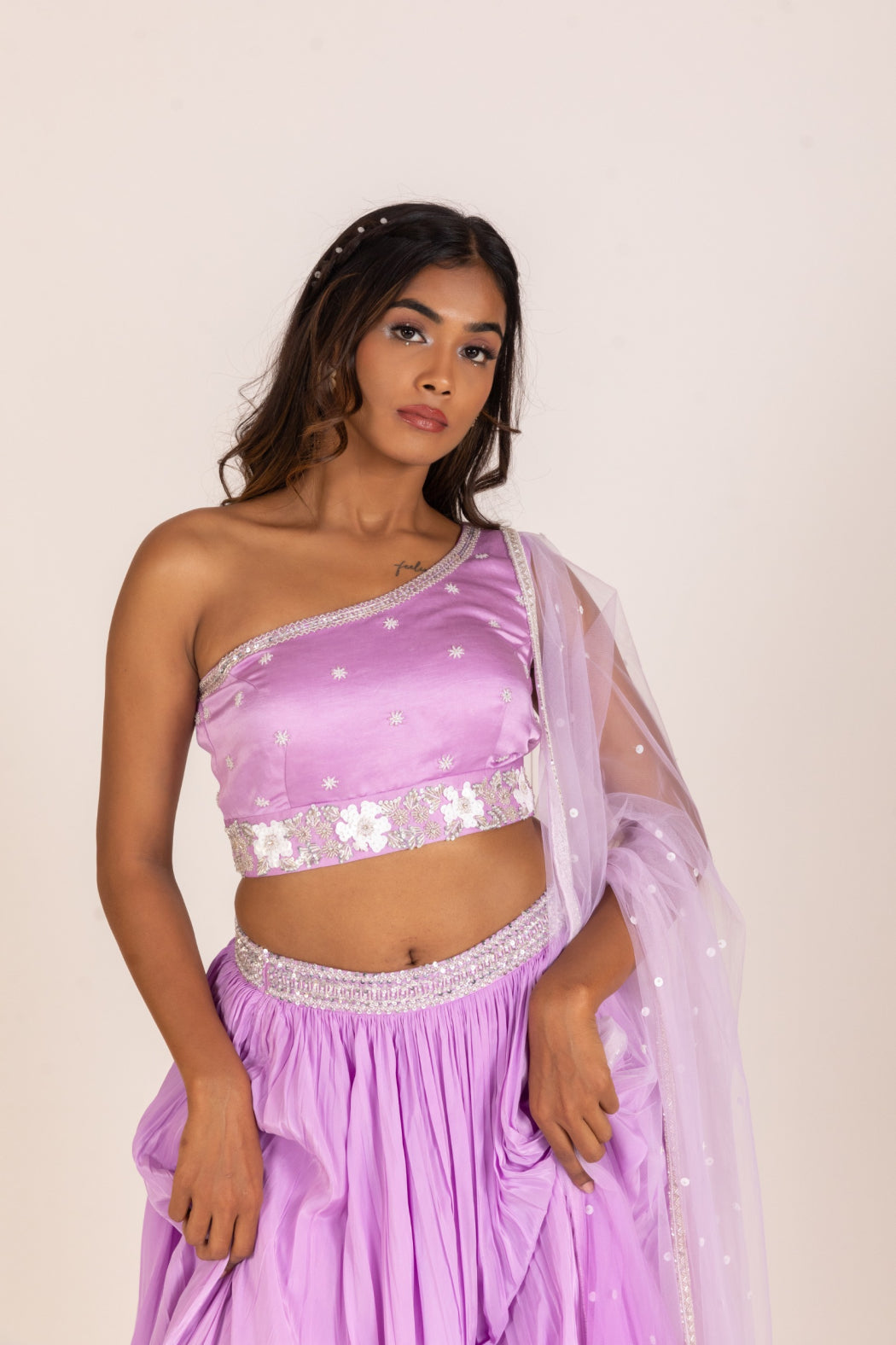 LILAC OMBRE LEHENGA SET