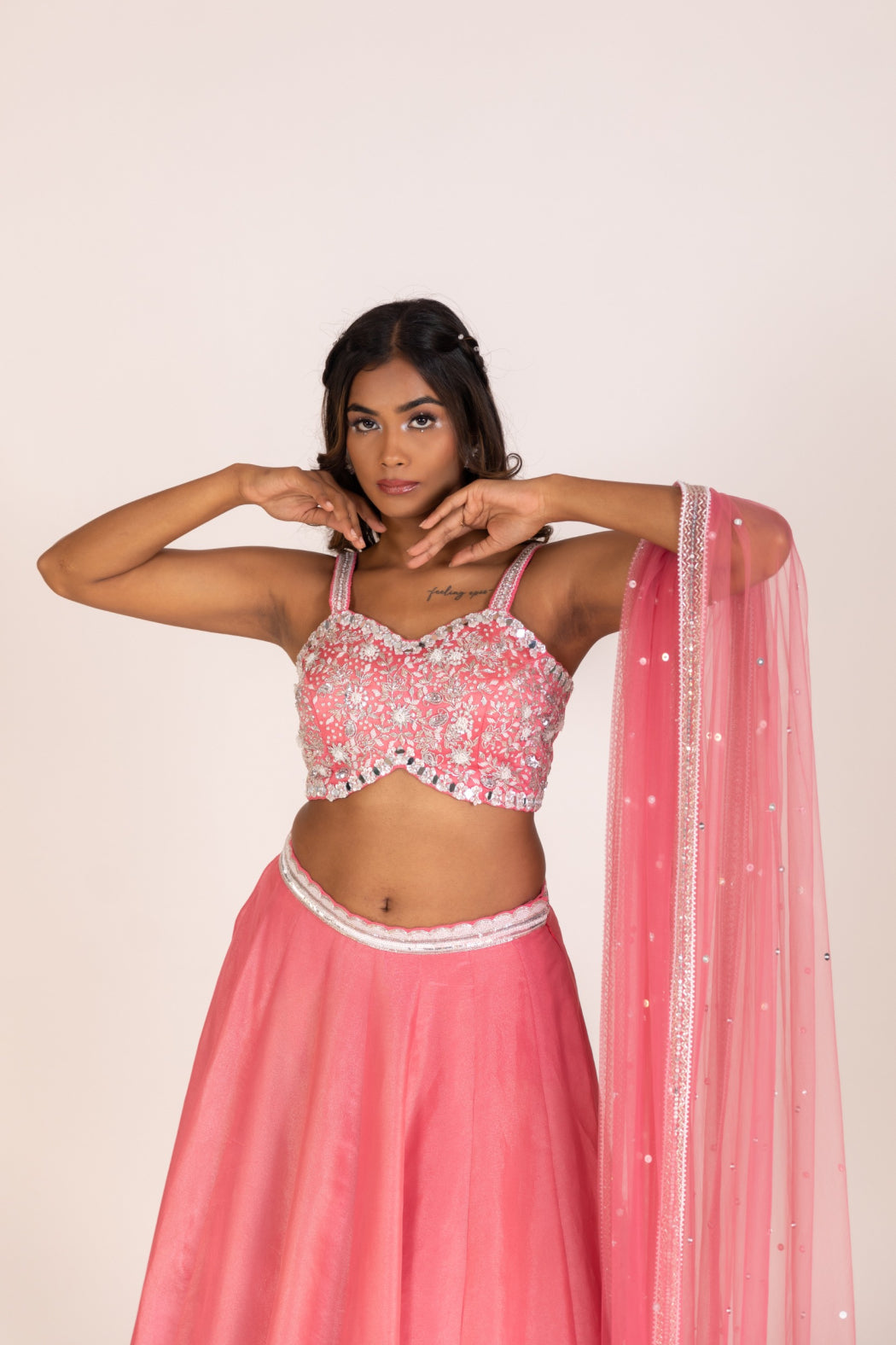 PINK LEHENGA SET