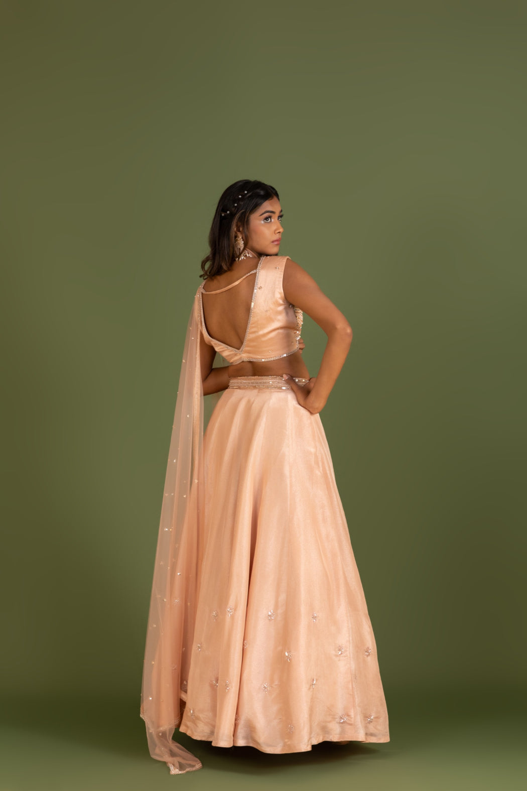 BLUSH PINK LEHENGA SET