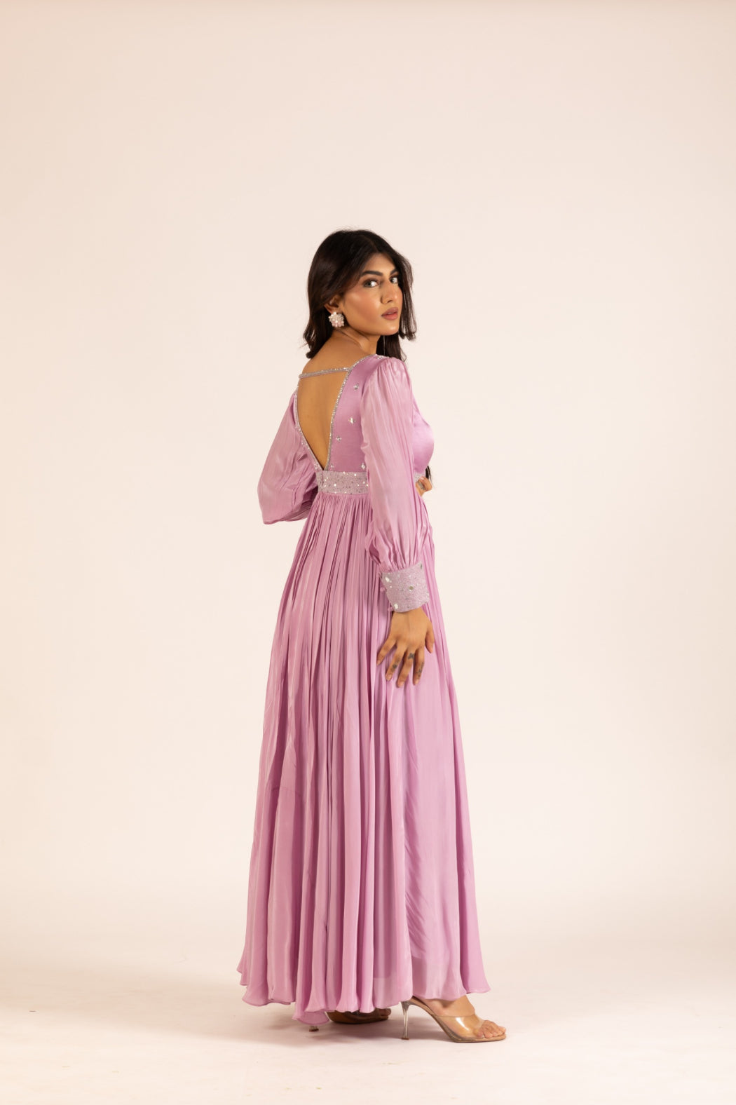 LILAC ANARKALI SET