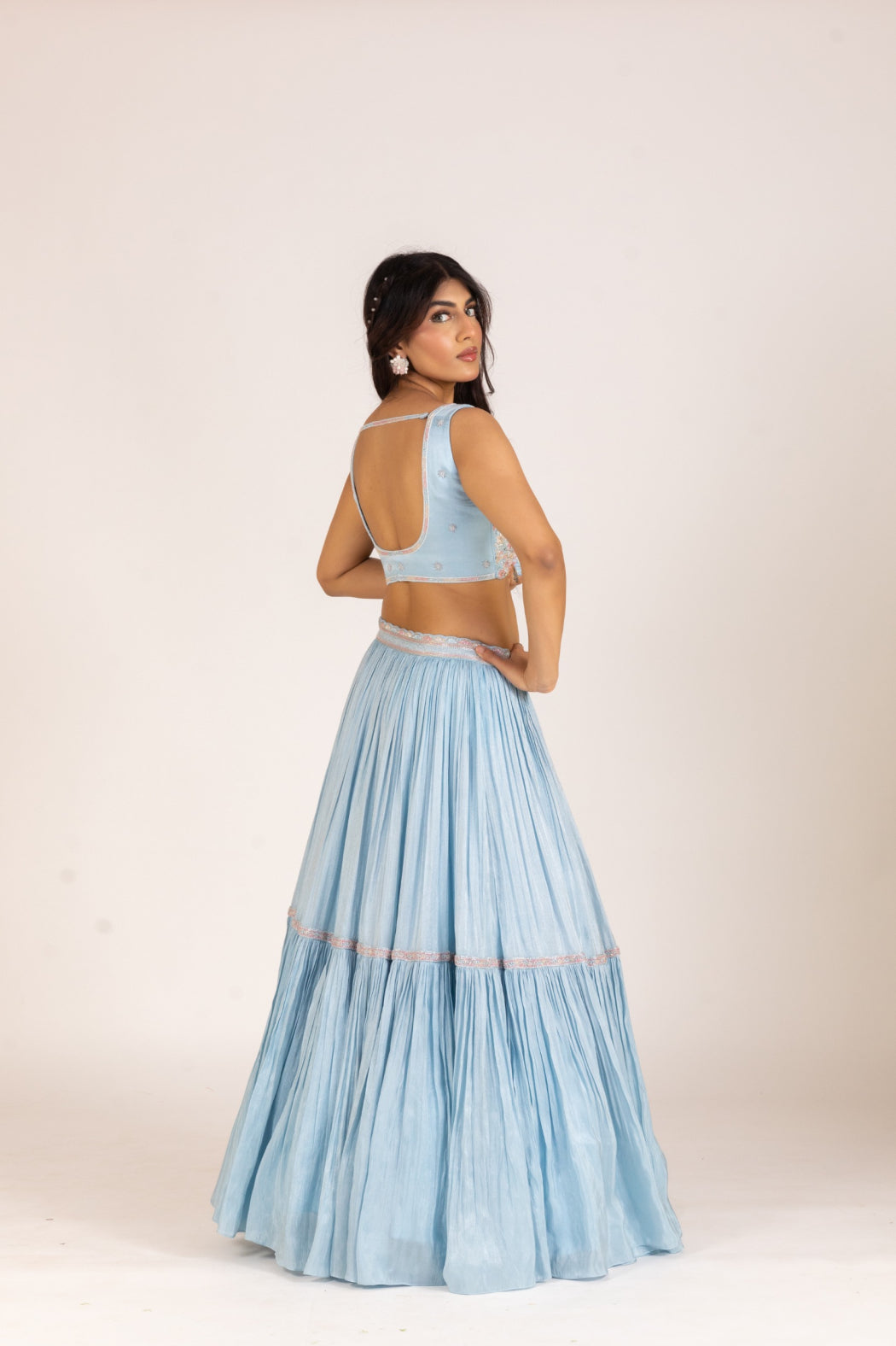 SKY BLUE LEHENGA SET