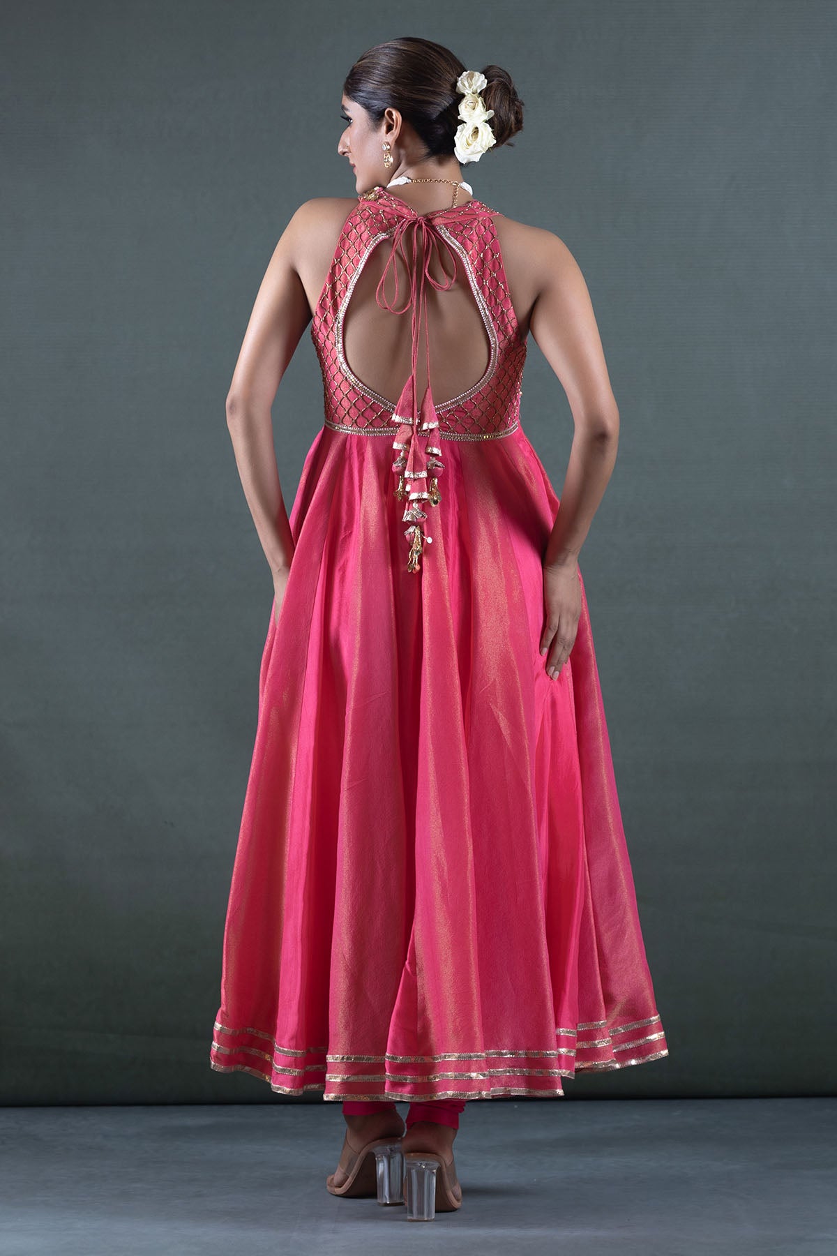 PINK ANARKALI SET