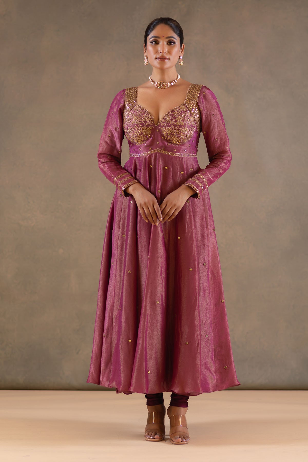 WINE ANARKALI SET