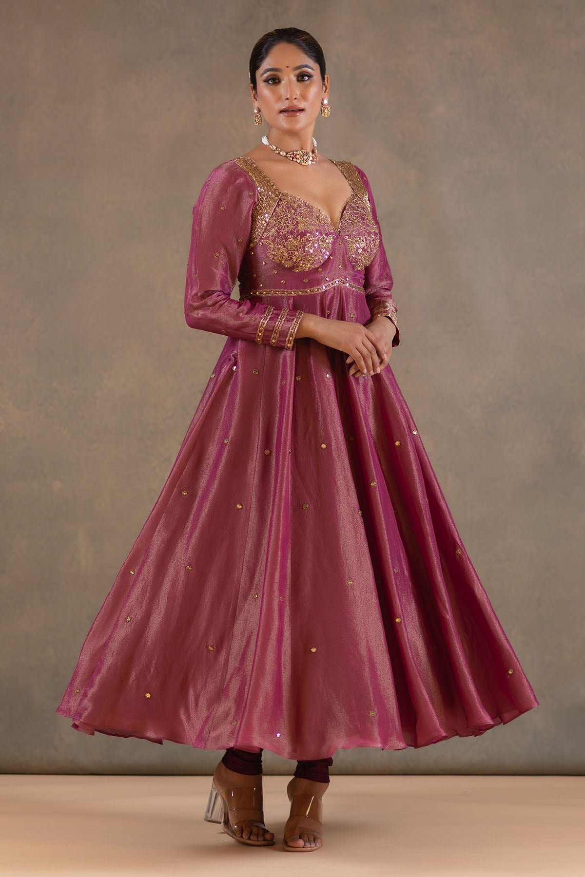 WINE ANARKALI SET