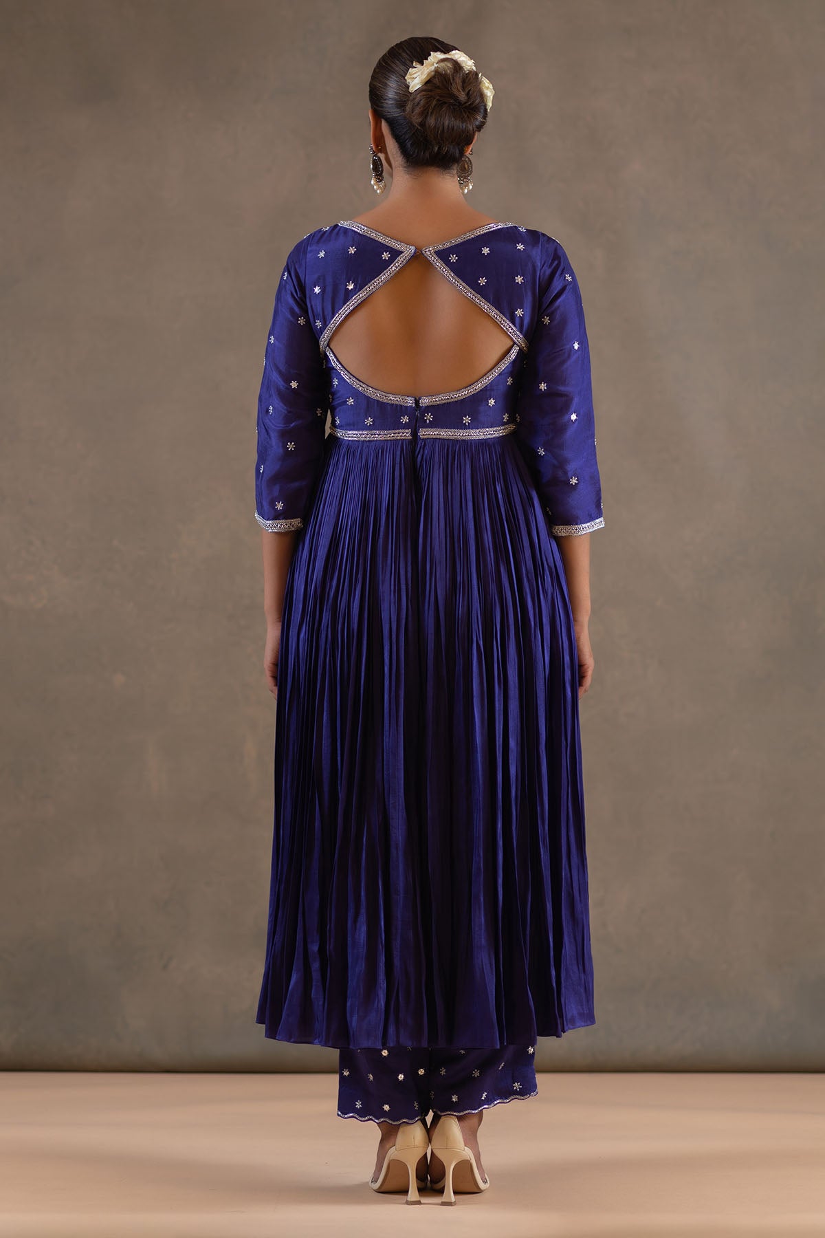 INDIGO BLUE ANARKALI SET