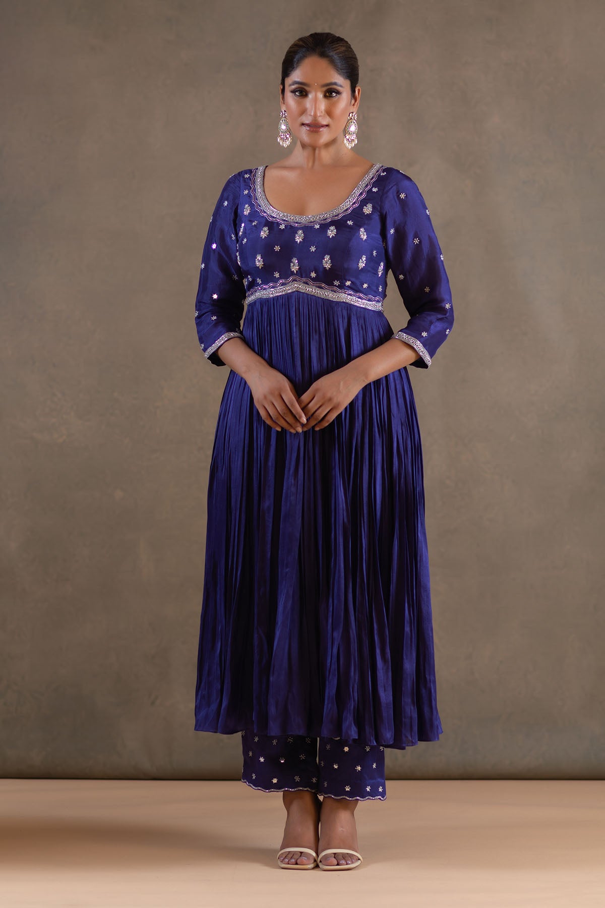 INDIGO BLUE ANARKALI SET