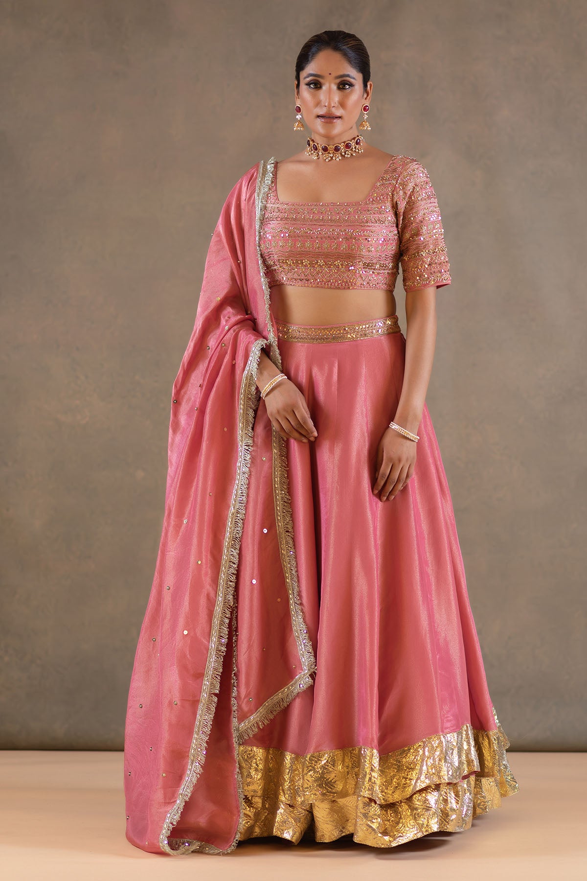 MAUVE LEHENGA SET