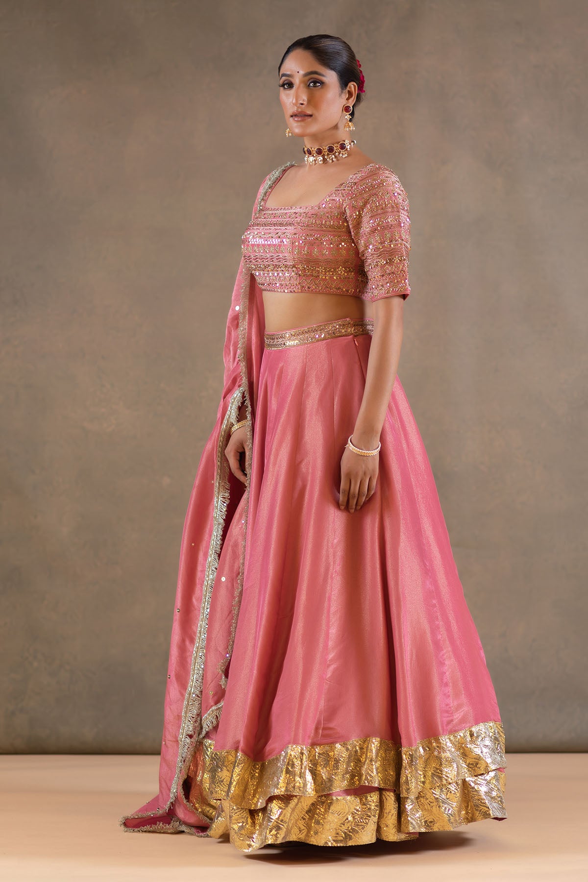 MAUVE LEHENGA SET