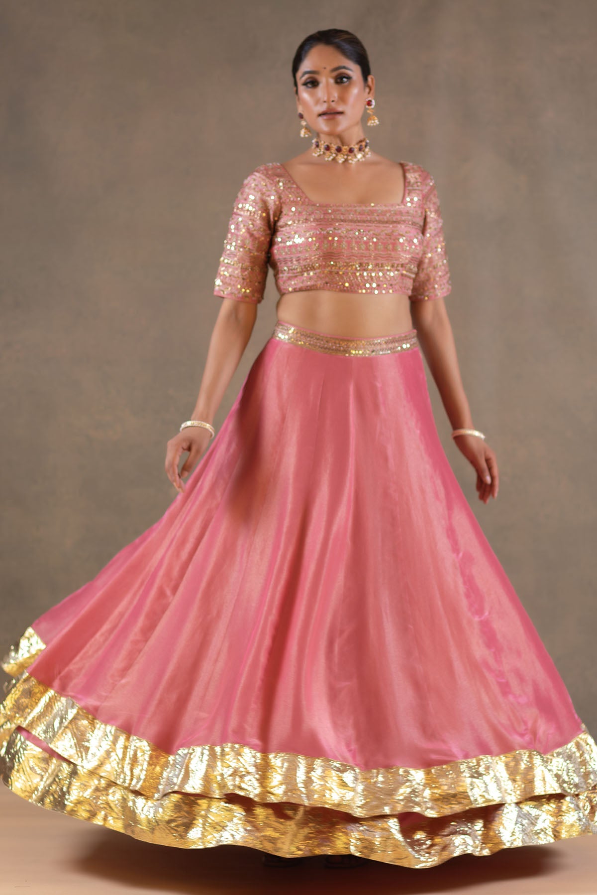 MAUVE LEHENGA SET